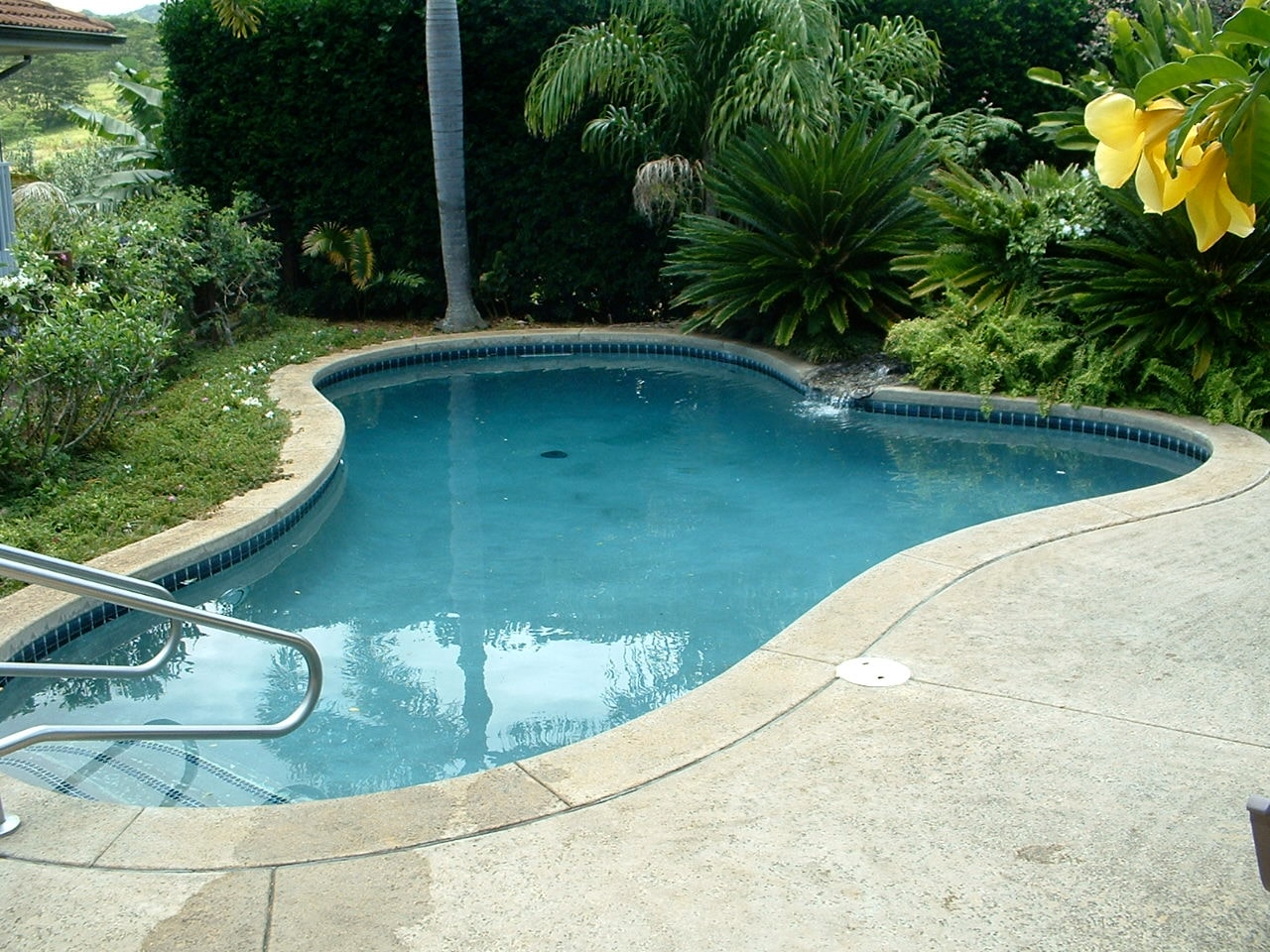 Freeform Tropical Pool — Kauai, Hawaii