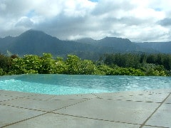 Hillside Infinity Pool — Kauai, Hawaii