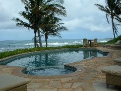 Beachfront Pool & Spa — Kauai, Hawaii